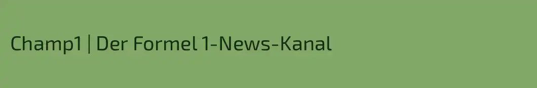 Champ1 | Der Formel 1-News-Kanal